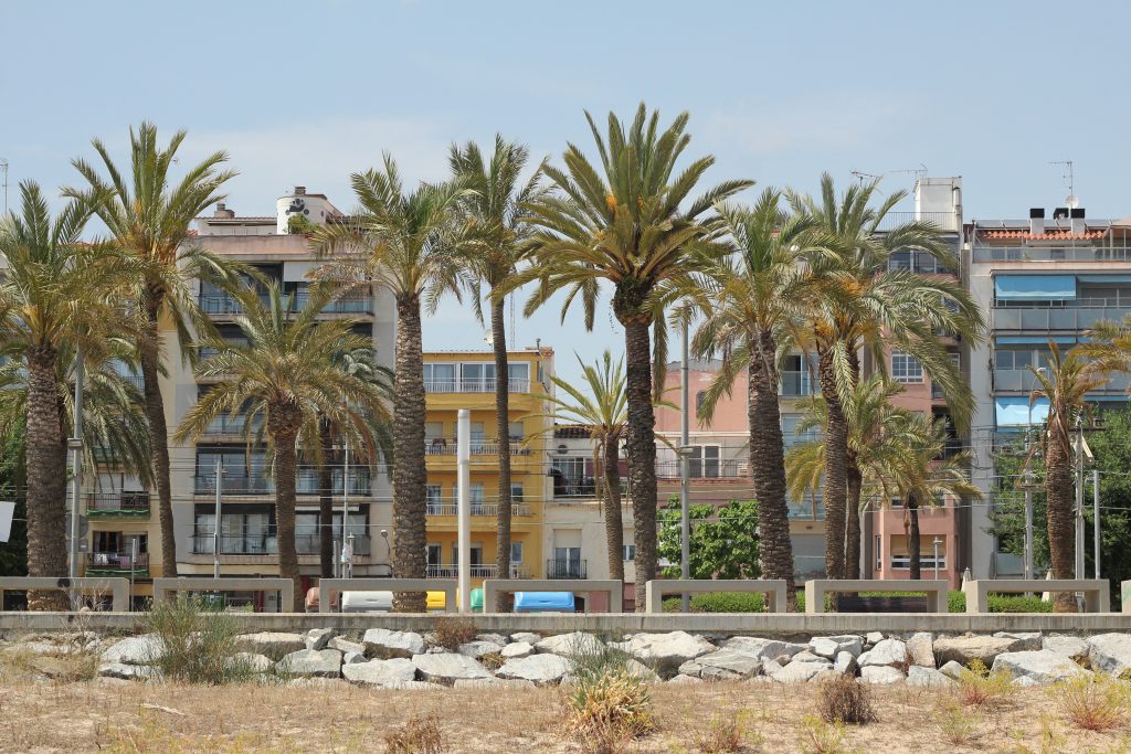 Pier at Mataró, Spain