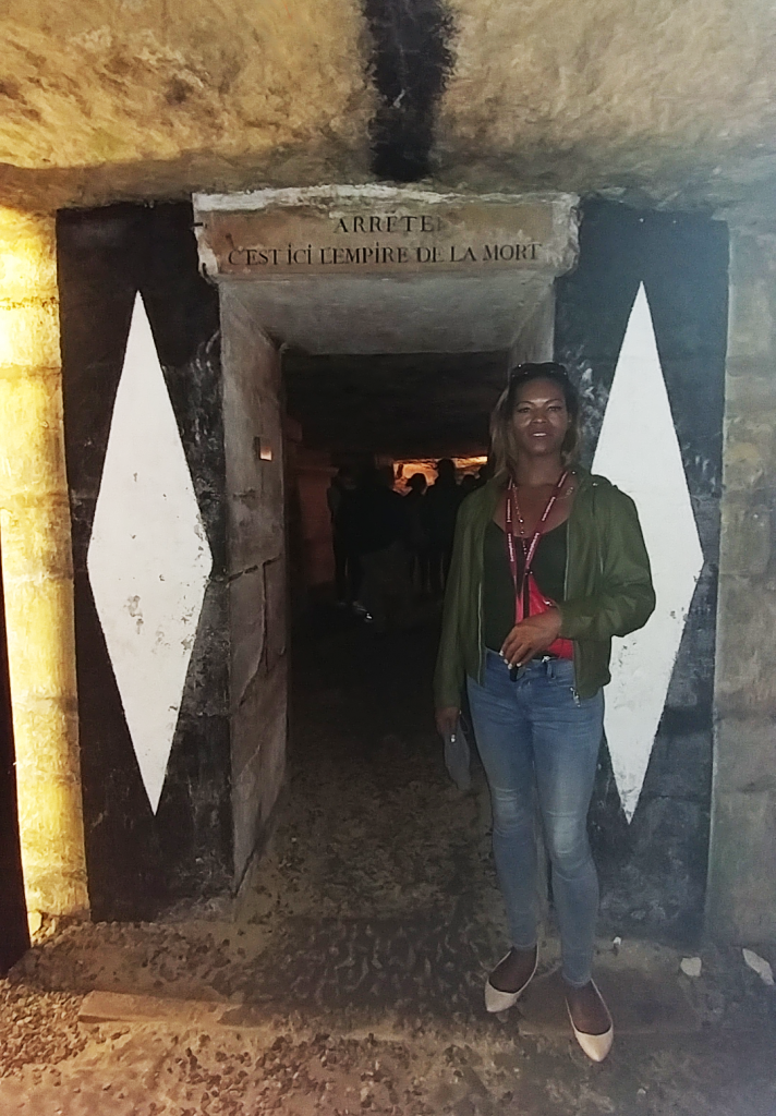 Photo of myself standing before the Entrance into the Empire of the Dead