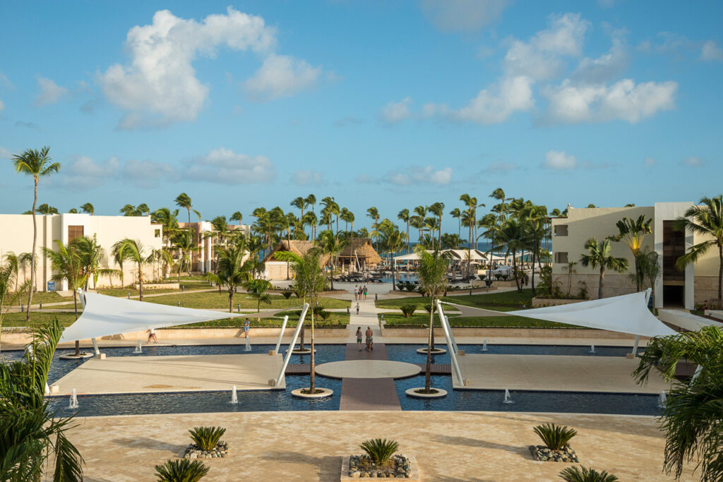 Royalton Punta Cana Resort, view from lobby bar